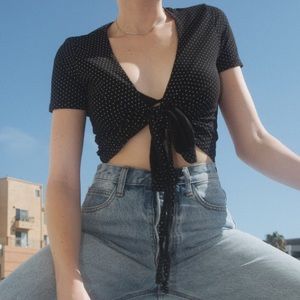 PRICE IS FIRM; Brandy Melville Wrap Shirt!!